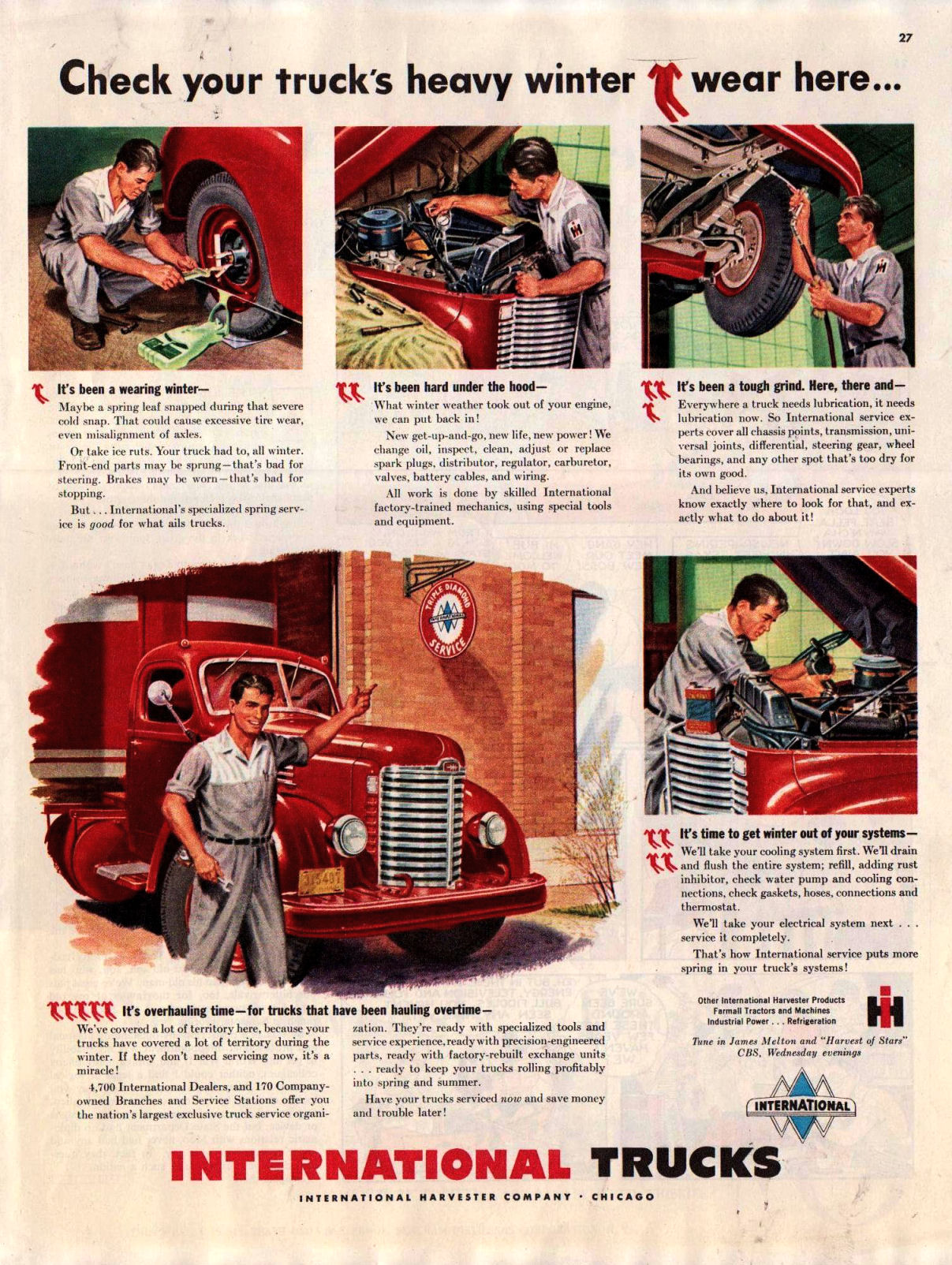 1949 International Auto Advertising